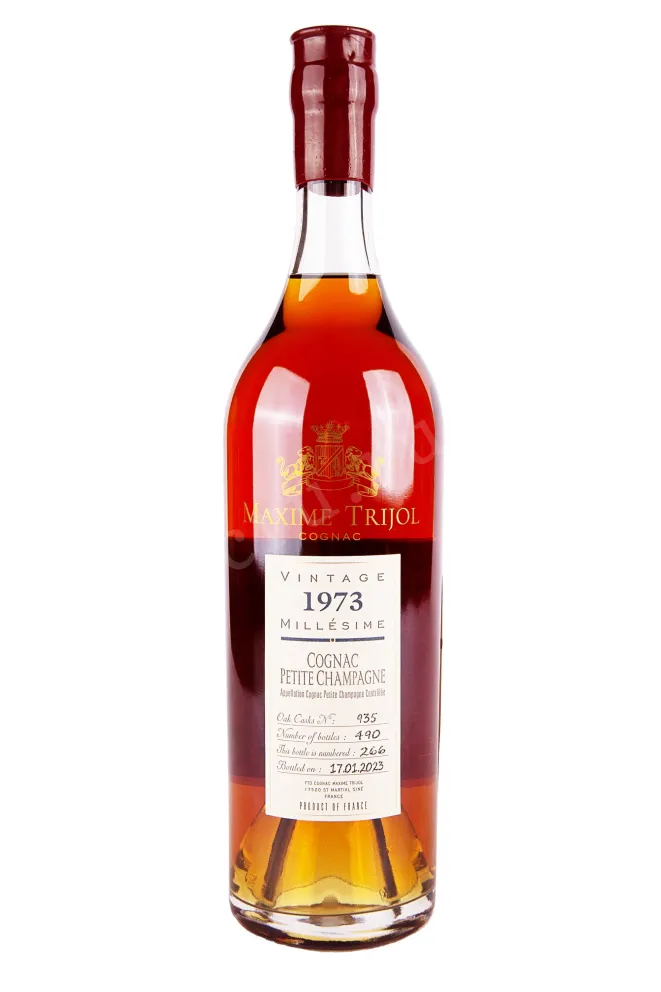 Бутылка Maxime Trijol Petite Champagne 1973 0.7 л
