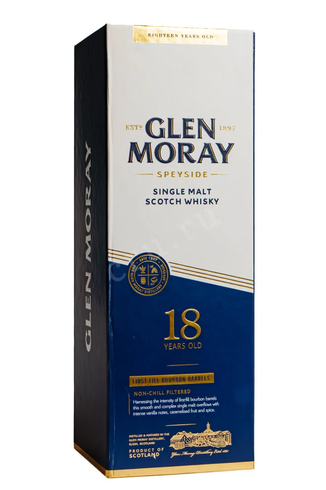 Подарочная коробка Glen Moray Elgin Heritage 18 years 0.7 л