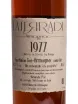 Этикетка Laterrade Chateau de La Beroje Bas Armagnac 1977 0.7 л