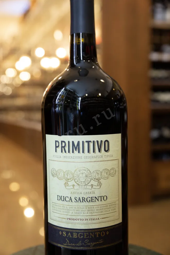 В магазине Крю Профи Primitivo Duca Sargento IGT 2021 1.5 л
