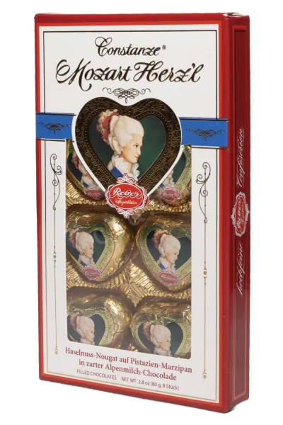 Конфеты Ребер Моцарт Шоколад с Фисташковым Марципаном 80 г