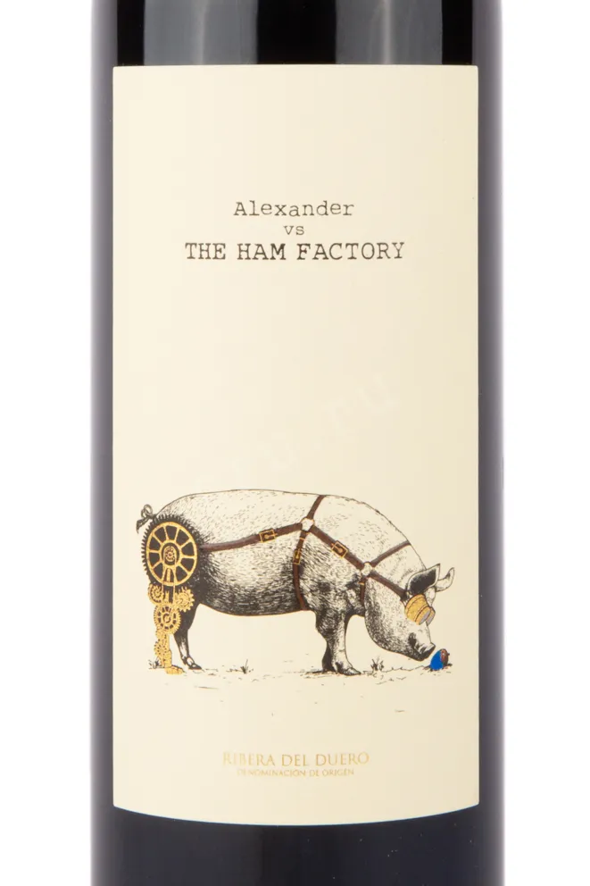 Этикетка вина Александр вс Зе Хэм Фэктори Тинто Фино Крианса 2015 0.75