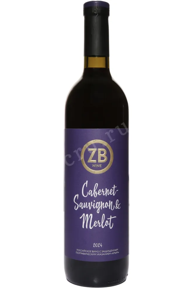 Вино ЗБ вайн Каберне Совиньон и Мерло 2022 0.75 л