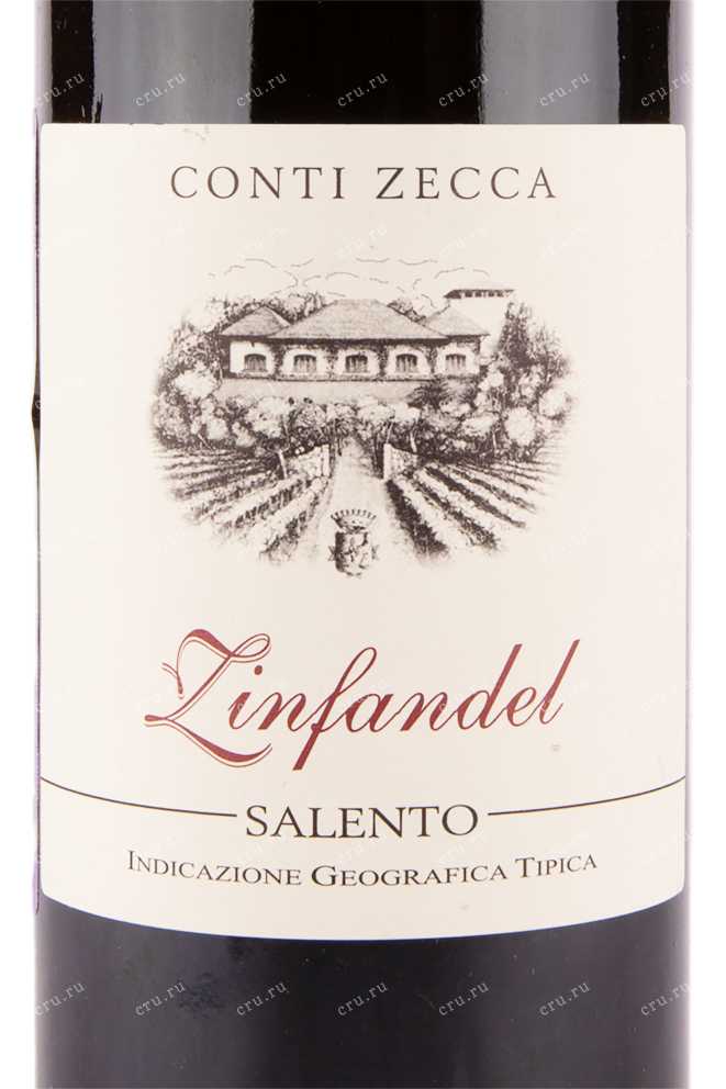 Этикетка вина Conti Zecca Zinfandel Salento 0.75 л