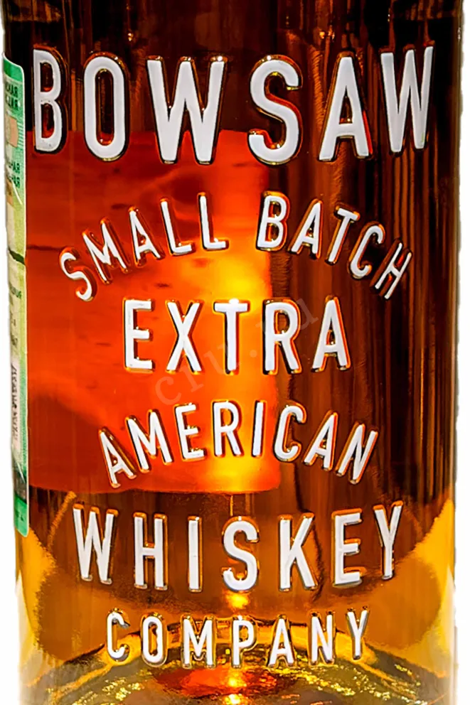 Этикетка Bowsaw Small Batch Bourbon 0.7 л