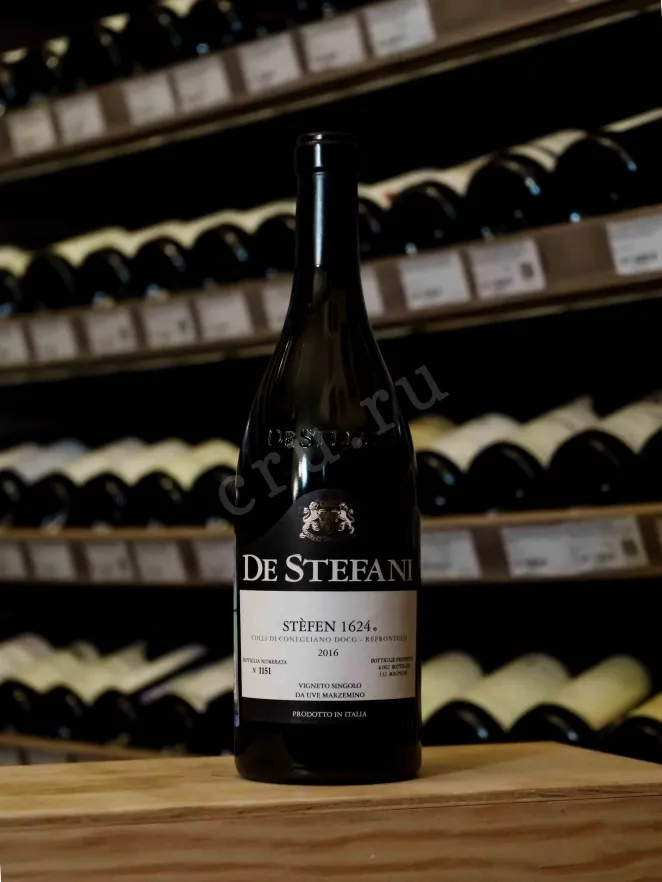 В магазине Крю Профи De Stefani Stefen 1624 Colli Di Conegliano Refrontolo DOCG 2016 0.75 л