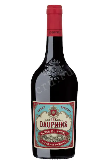 Вино Les Dauphins Reserve Cotes du Rhone AOC 2024 0.75 л