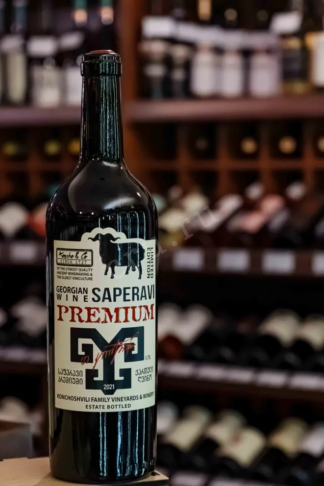 В магазине Крю Профи Koncho & Co Saperavi Premium 2021 0.75 л
