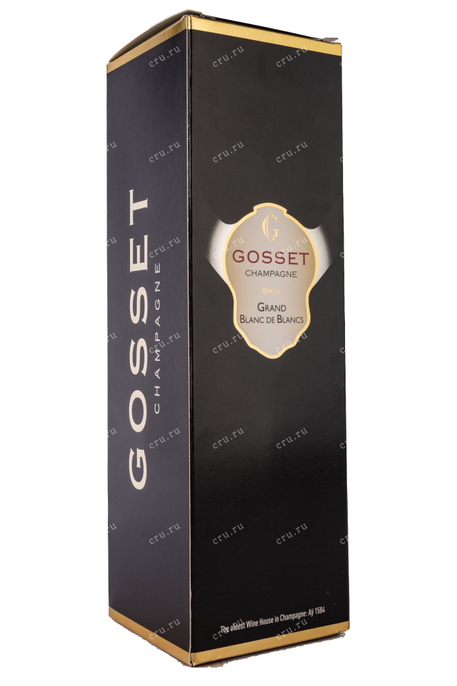 Подарочная коробка Gosset Grand Blanc de Blancs gift box 2015 1.5 л