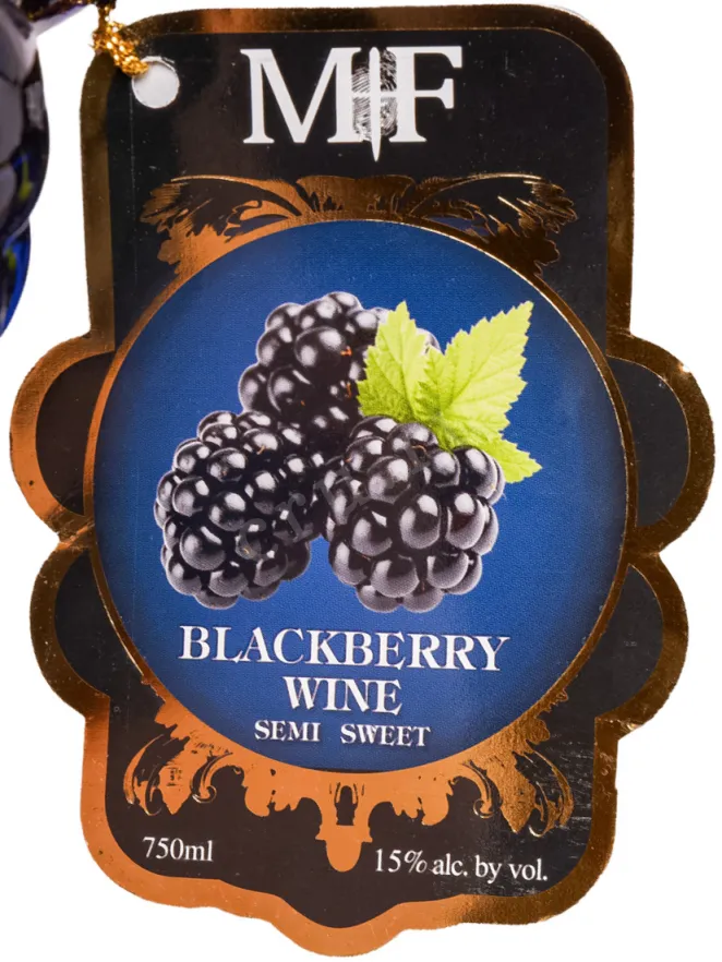 Этикетка Michael Franzese Blackberry in gift box 0.75 л