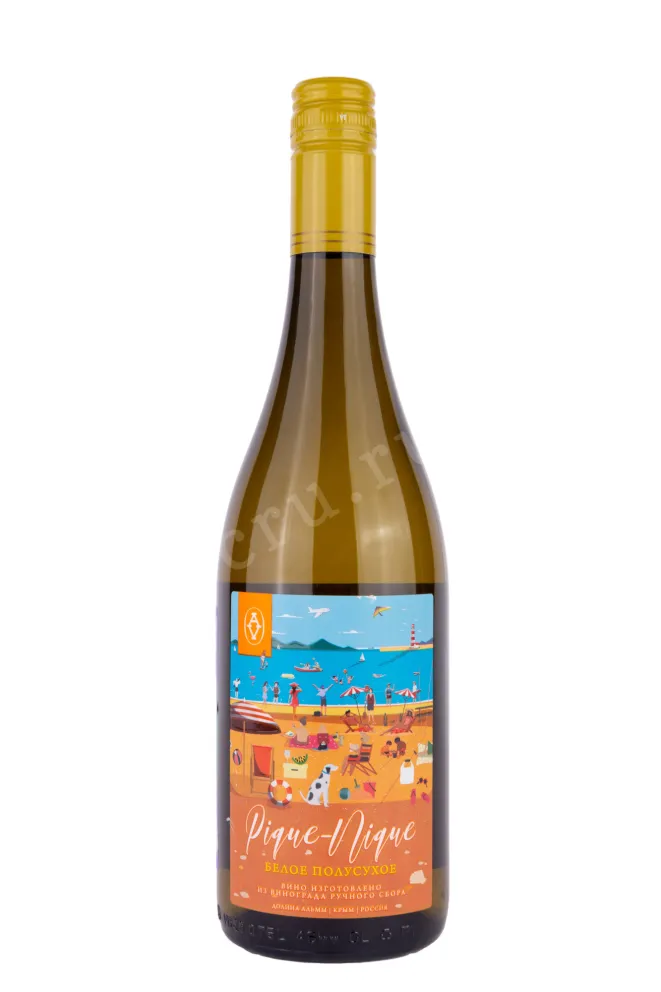 Вино Алма Велли Пикник белое полусухое 2021 0.75 л