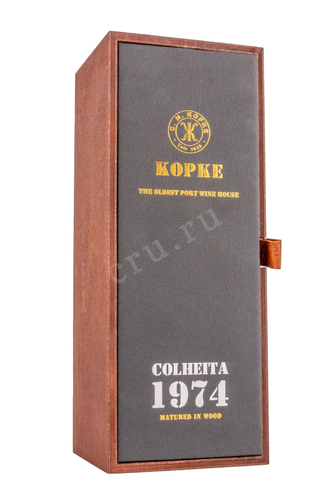 Деревянная коробка Kopke Colheita 1974 0.75 л