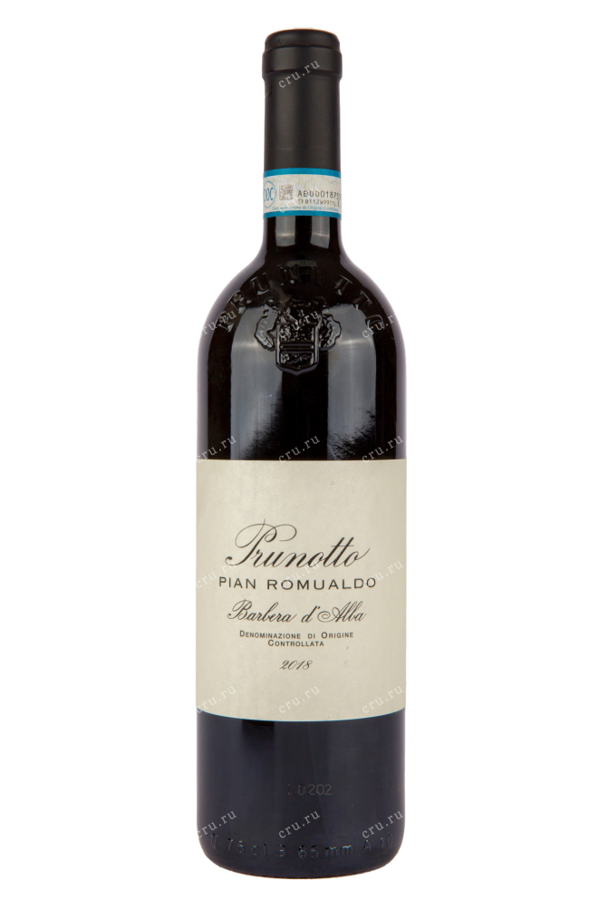 Вино Prunotto Barbera d'Alba DOC Pian Romualdo 2020 0.75 л