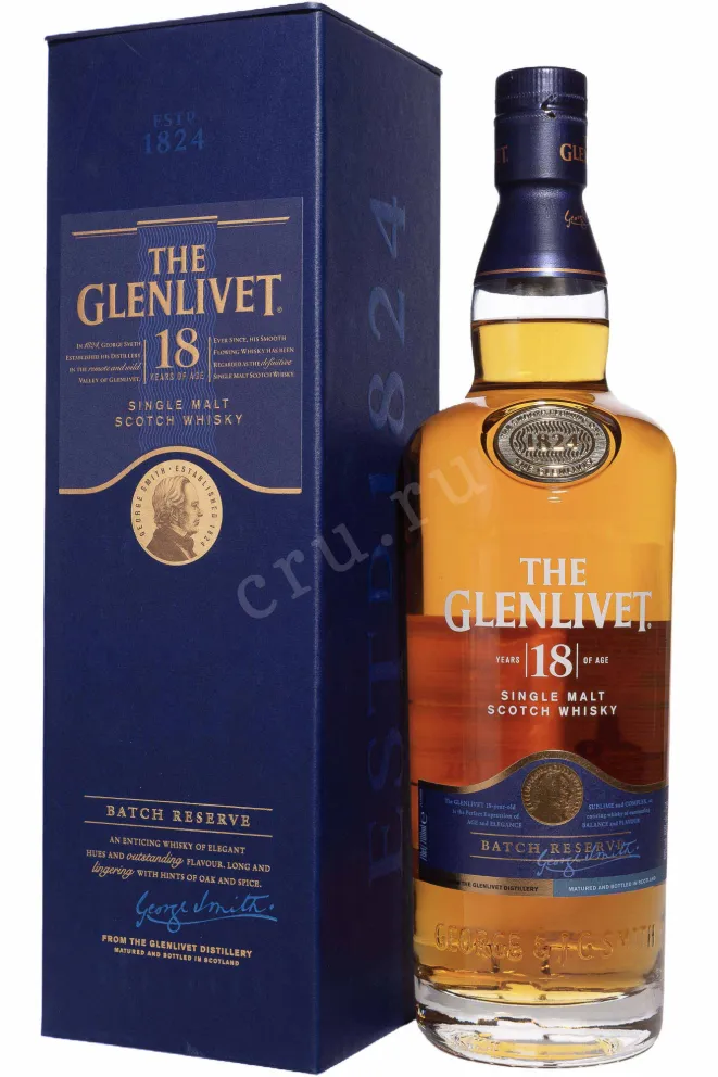 Виски Glenlivet 18 years  0.7 л
