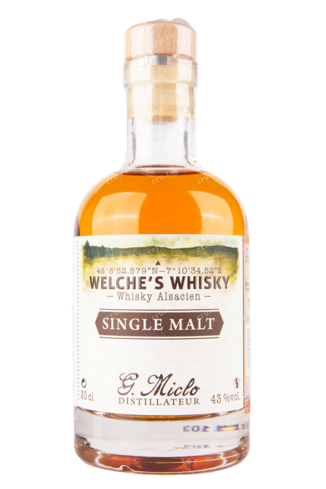 Виски Welche's Distillery G.Miclo Single Malt  0.2 л