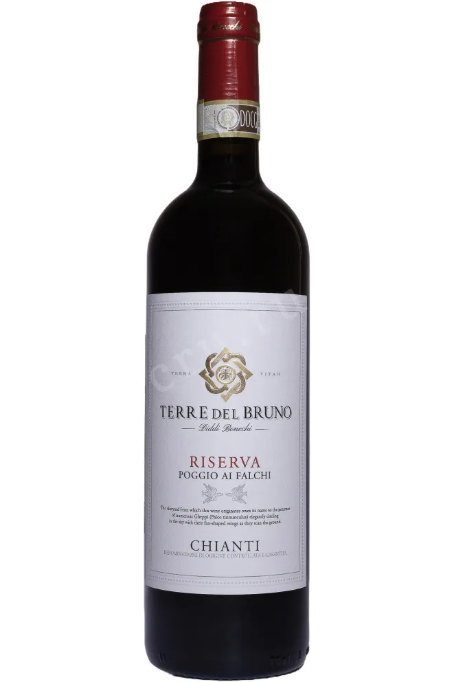 Вино Terre del Bruno Riserva Poggio ai Falchi Chianti 2022 0.75 л