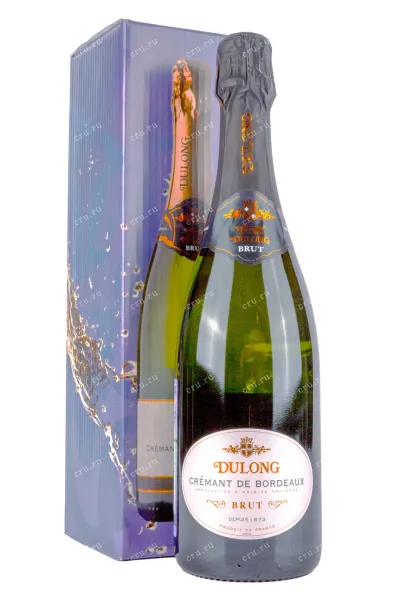 Игристое вино Dulong Cremant de Bordeaux in gift box 2022 0.75 л