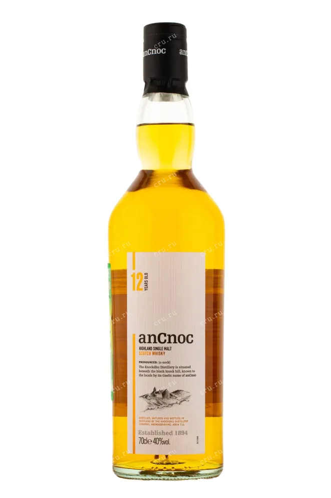 Виски AnCnoc 12 years  0.7 л