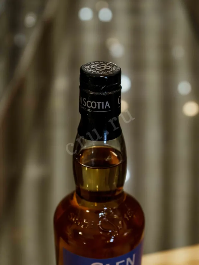 Пробка Glen Scotia Fino Sherry Cask Finish 9 year old gift box 0.7 л