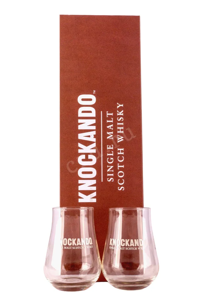 Набор с бокалами Knockando Master Reserve 21 years old with 2 glasses in gift box 0.7 л