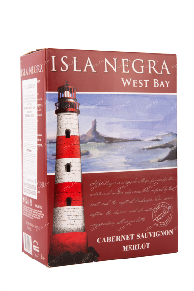 Вино Isla Negra West Bay Cabernet Sauvignon-Merlot 2019 3 л
