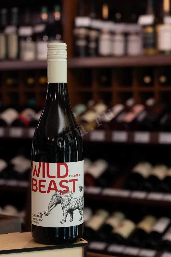 В магазине Крю Профи Wild Beast Elepard Cabernet Sauvignon 2022 0.75 л