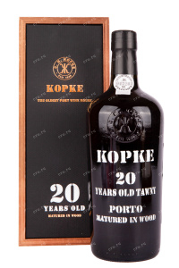 Портвейн Kopke 20 years with gift box  0.75 л
