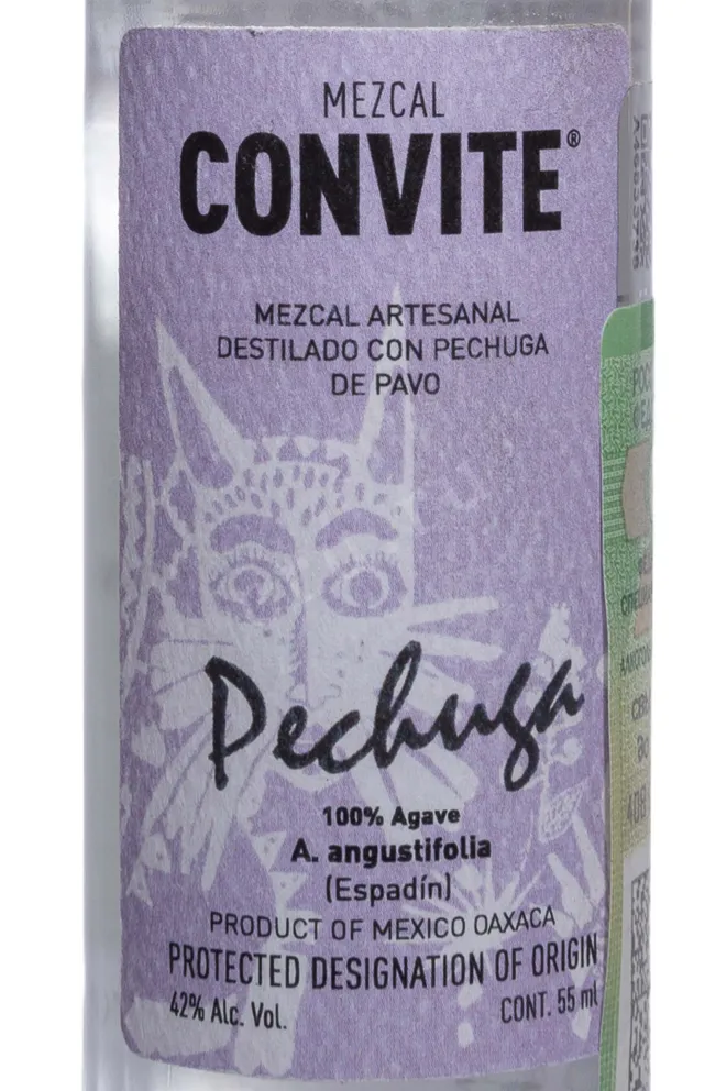 Этикетка Convite Pechuga 0.055 л