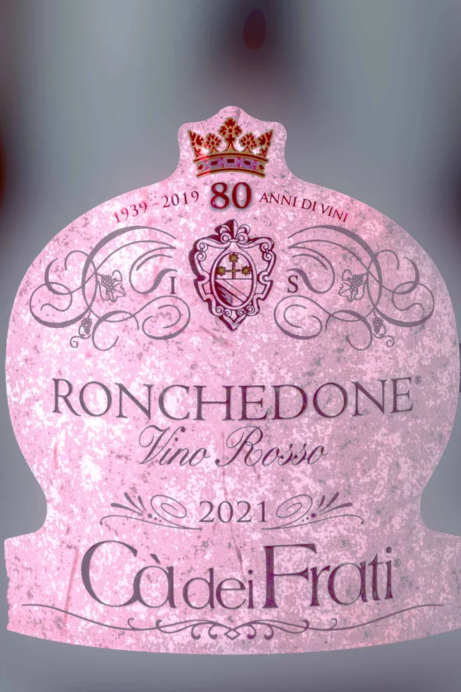 Этикетка Ca dei Frati Ronchedone 2021 1.5 л