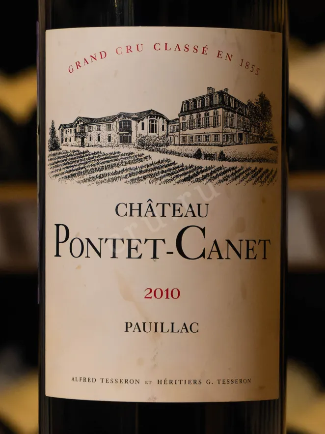 В магазине Крю Профи Chateau Pontet-Canet Grand Cru Classe Pauillac  2010 0.75 л