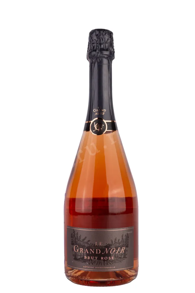 Бутылка Le Grand Noir Rose gift box 0.75 л