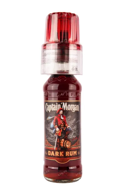 Ром Captain Morgan Dark with glass  0.7 л