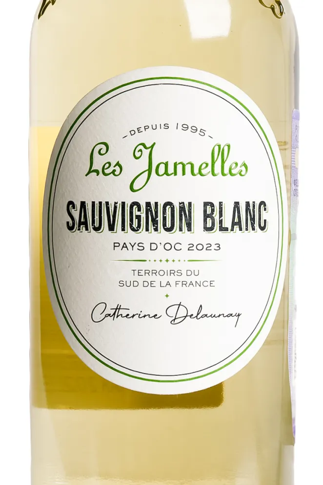Этикетка Les Jamelles Sauvignon Blanc 2023 0.75 л