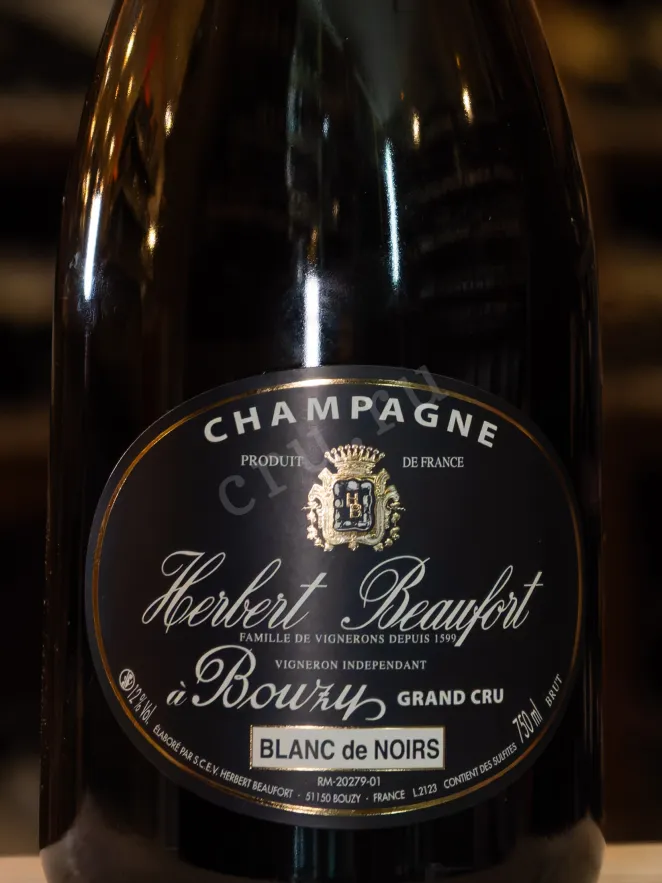 В магазине Крю Профи Herbert Beaufort Blanc de Noirs Bouzy Grand Cru 2022 0.75 л