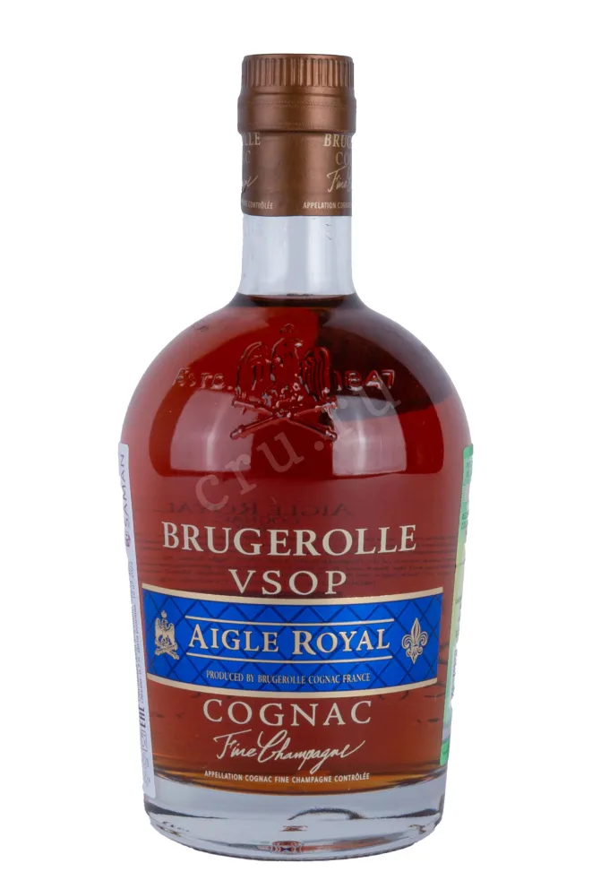 Этикетка Brugerolle Aigle Royal VSOP 4 years gift box 2017 07 л