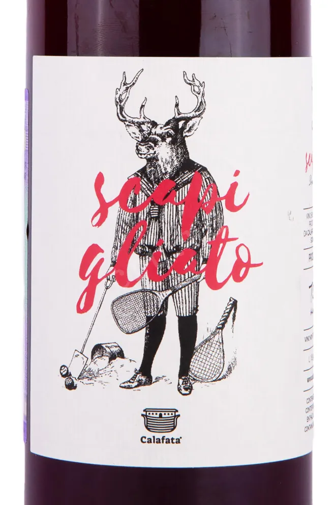 Этикетка Scapigliato Toscana 2022 0.75 л