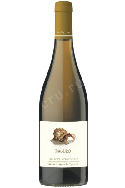 Вино Cipriana Paguro Vermentino Bolgheri 2023 0.75 л