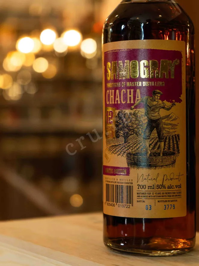 В магазине Крю Профи Samogray Chacha 12 Years Old in tube 0.7 л