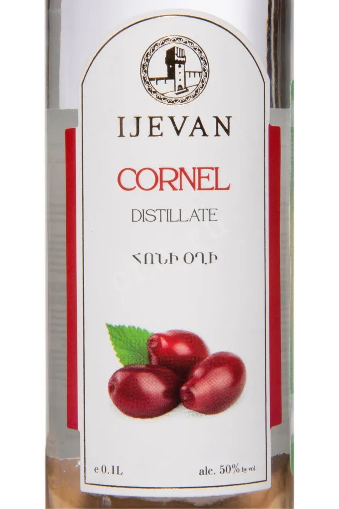 Этикетка Ijevan Cornel 0.1 л