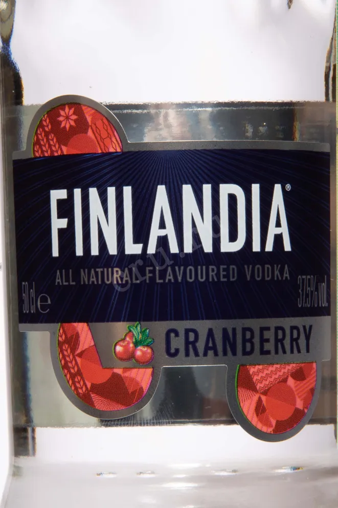 Этикетка Finlandia Cranberry 0.5 л