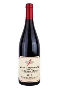 Вино Domaine Jean Grivot Vosne-Romanee 1er Cru Les Beaux Monts 2018 0.75 л