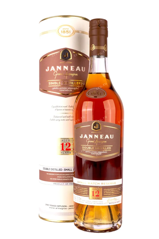 Арманьяк Janneau 12 years old in tube  0.7 л