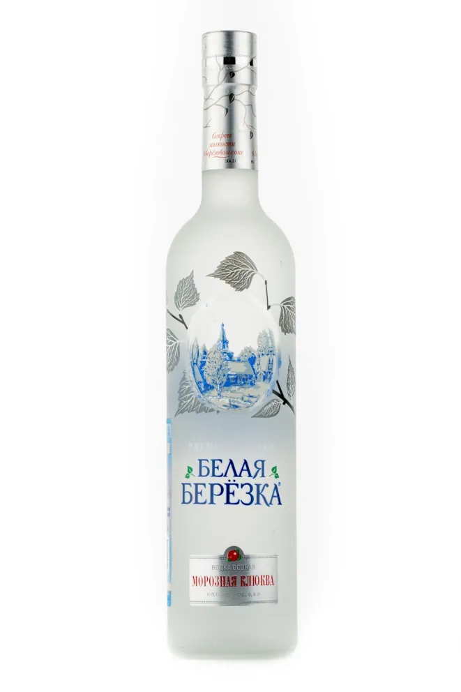 Водка Белая Березка Морозная Клюква  0.5 л