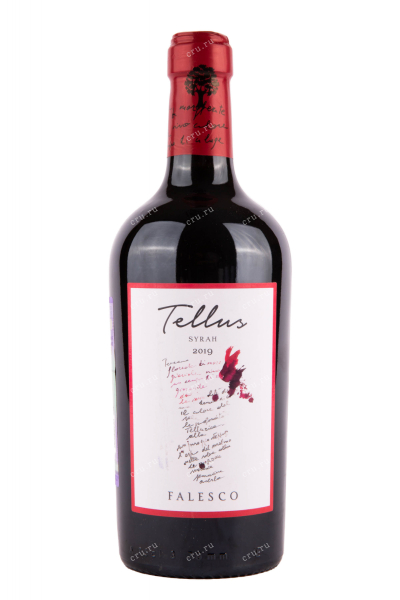 Вино Falesco Tellus Syrah Lazio IGT 2019 0.75 л