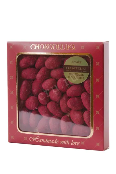 Конфеты Чокоделика драже Миндаль и Малина  90 г