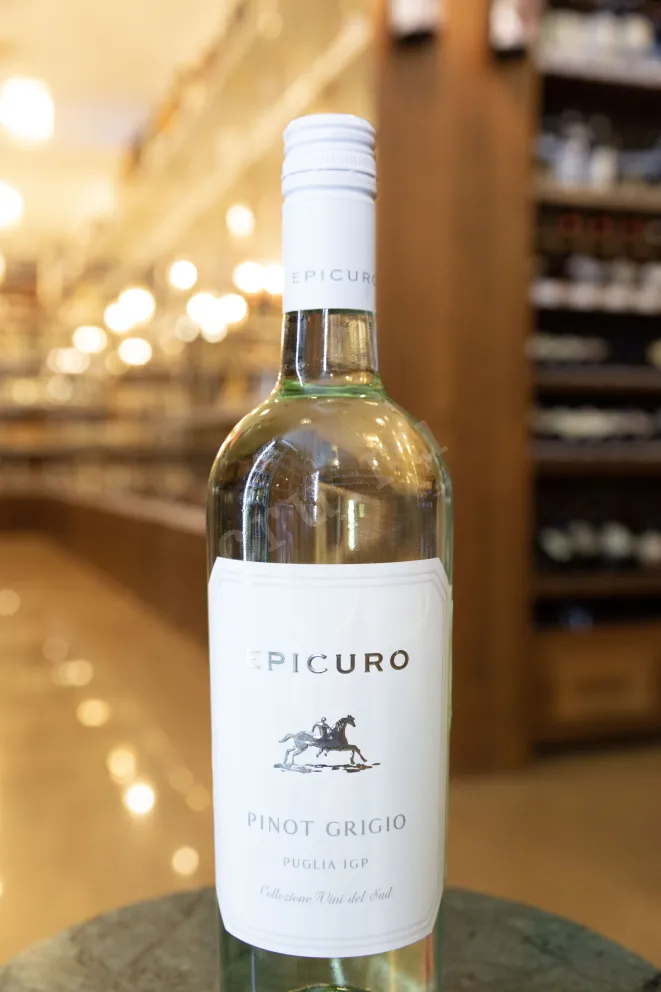 В магазине Крю Профи Epicuro Pinot Grigio Puglia IGP 2024 0.75 л