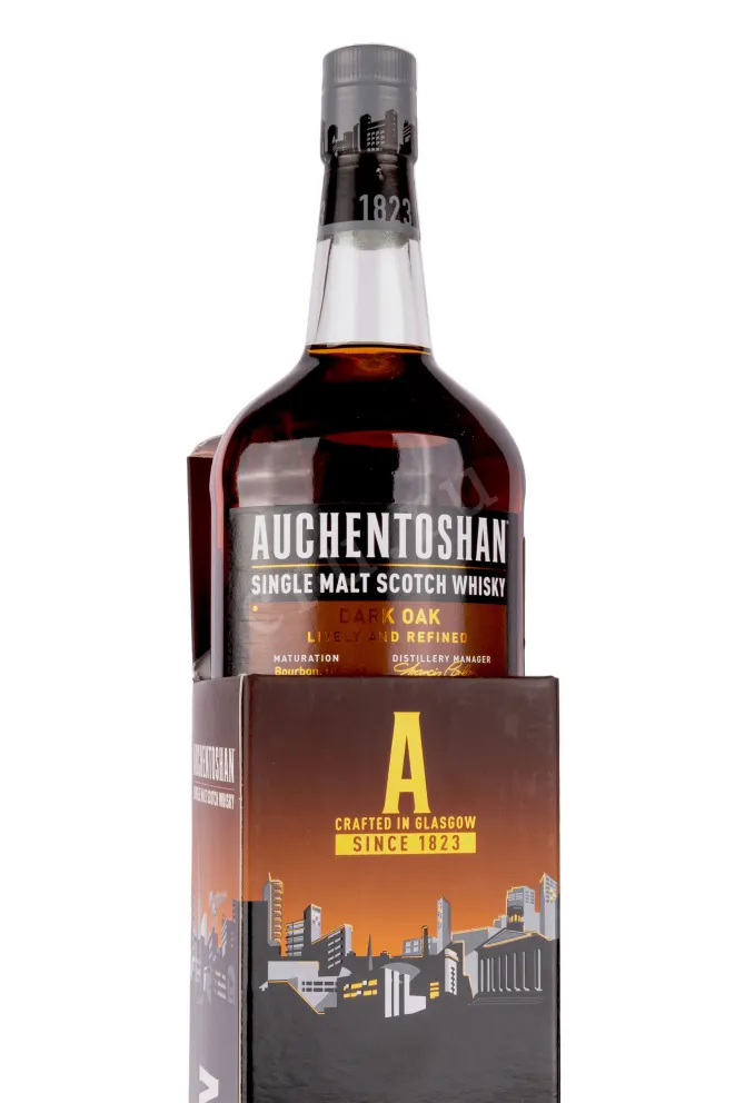 В подарочной коробке Auchentoshan Dark Oak gift box 1 л