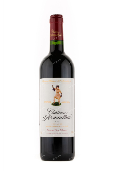 Вино Chateau d`Armailhac Grand Cru Classe 2015 0.75 л