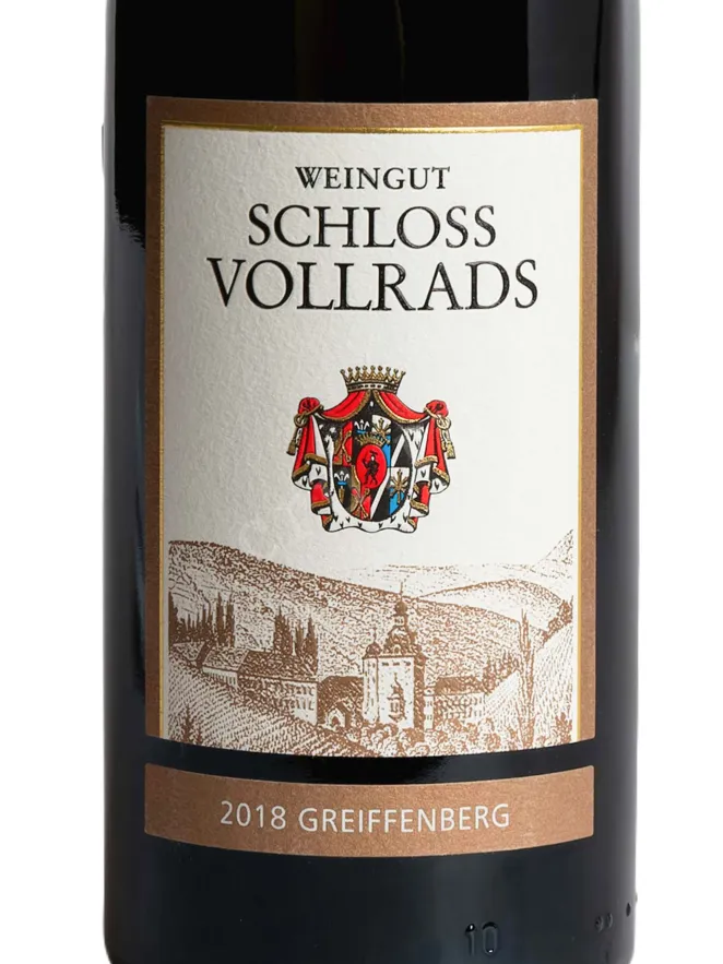 Этикетка Schloss Vollrads Greifenberg GG Riesling 2018 0.75 л