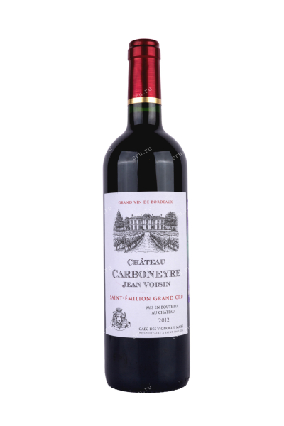 Вино Chateau Carboneyre Jean Voisin Saint-Emilion Grand Cru 2012 0.75 л